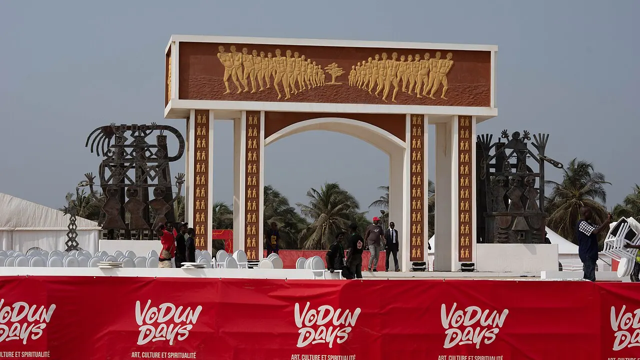 Porte du Non-Retour à Ouidah, monument de la Route des Esclaves au Bénin